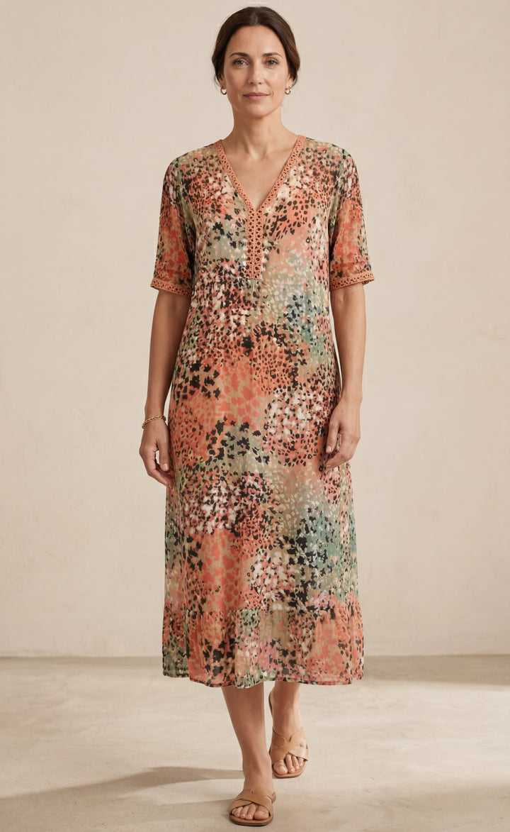 Lena | Lightweight V-Neck Dress