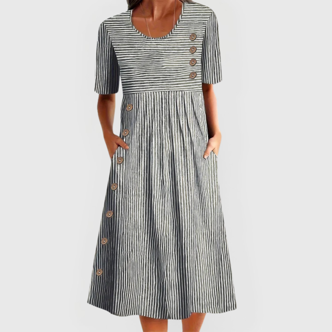 Eva | Breathable Comfort Midi Dress