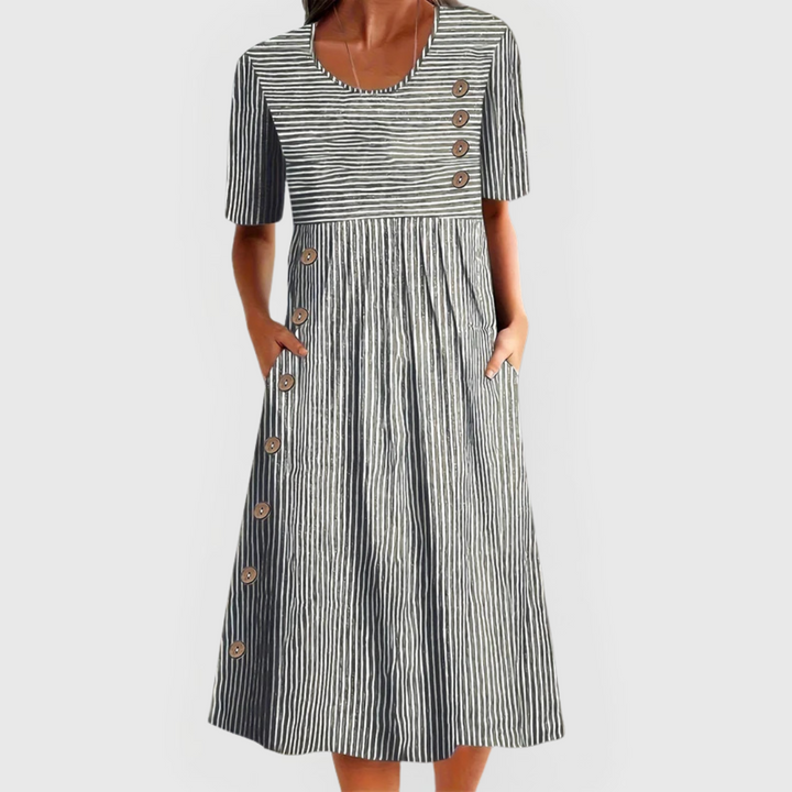 Eva | Breathable Comfort Midi Dress