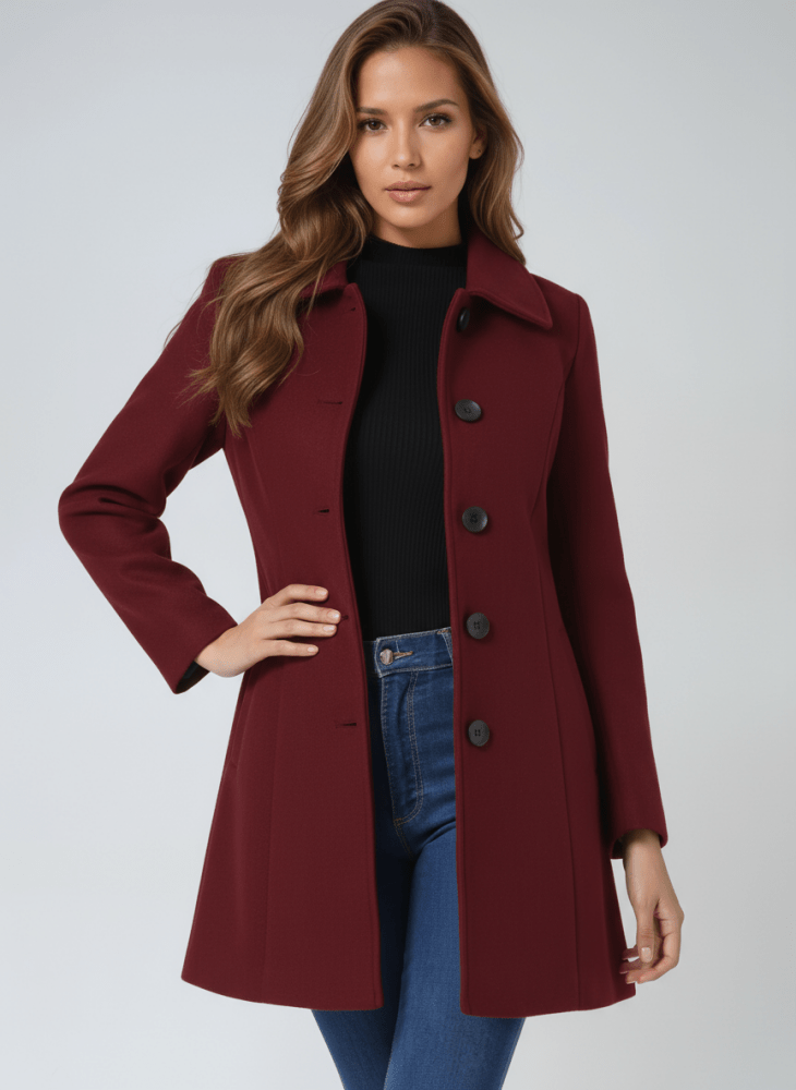 Helena | Women's winter coat with buttons