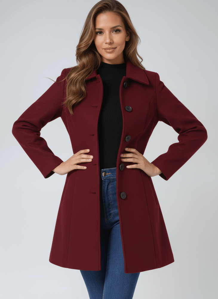 Helena | Women's winter coat with buttons