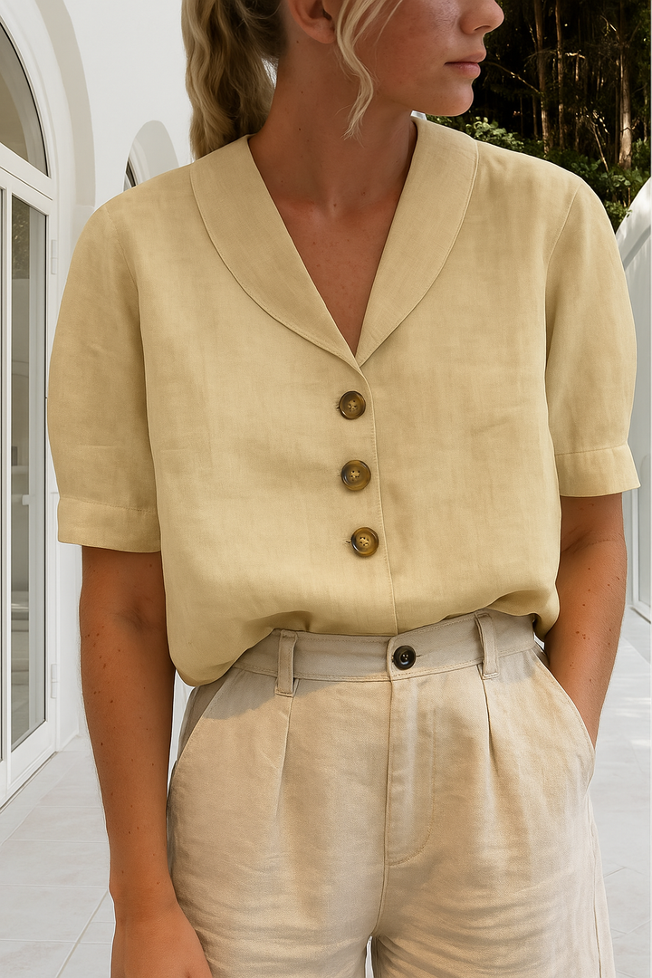 Brienne | Linen Blouse