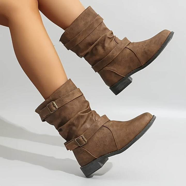 Tamara - Casual Winter Boots with Straps