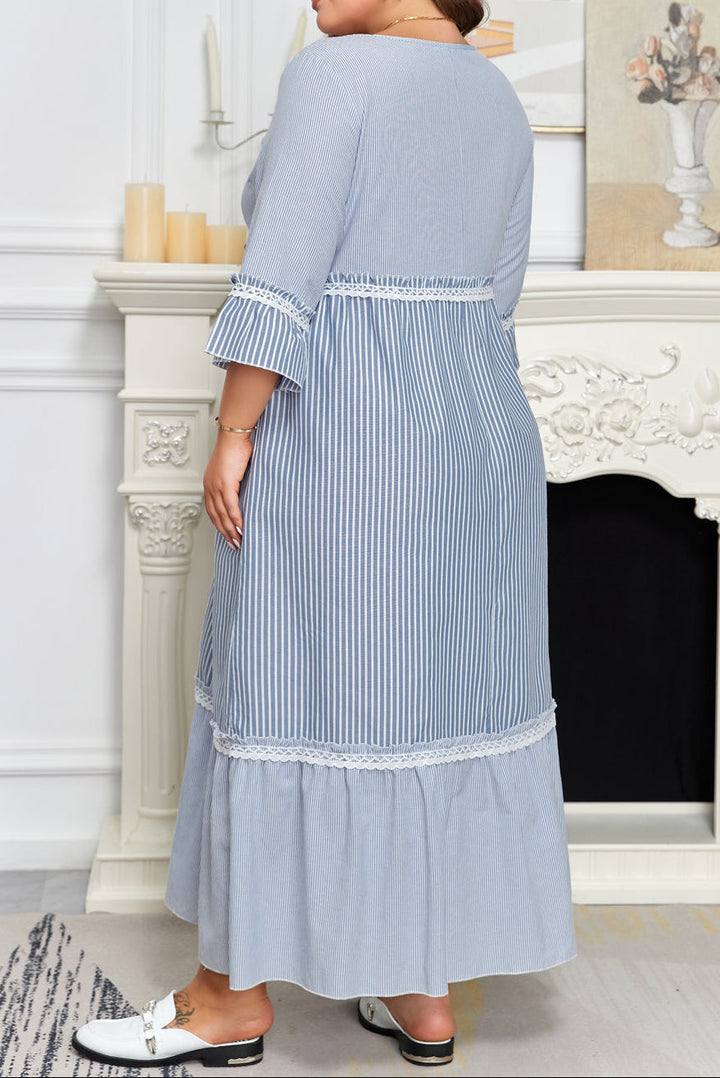 Skyline | Stripe Maxi Dress