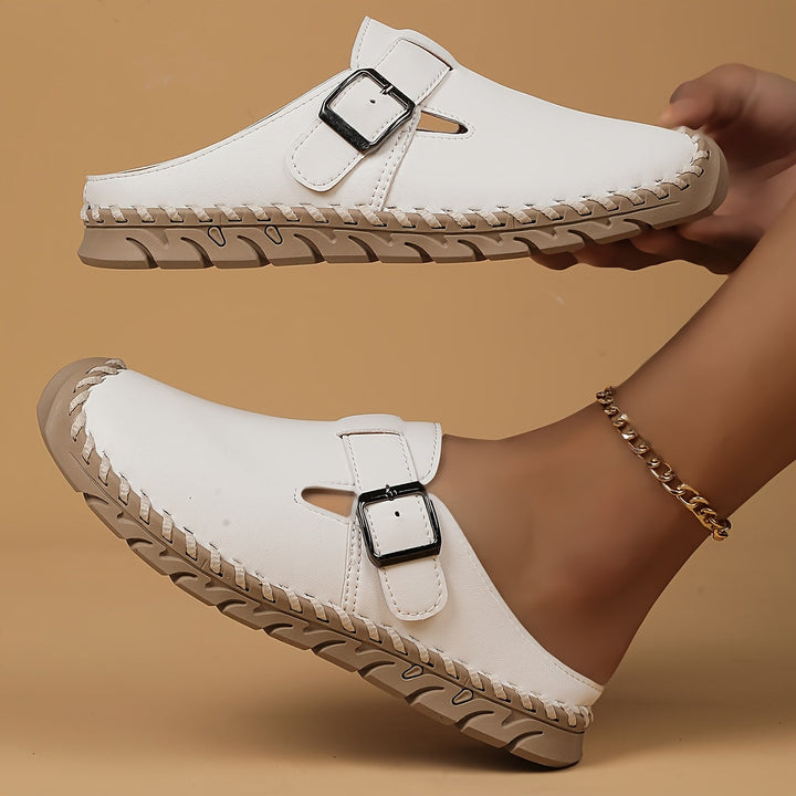 Marly | Comfortable Buckle Mules