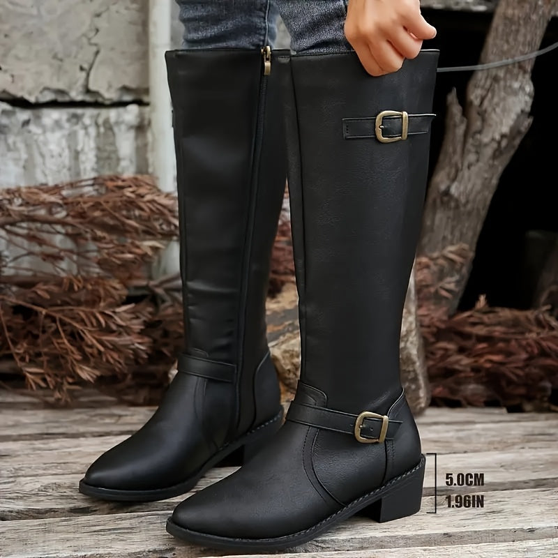 Maddie - Everyday Wear Zip-Up Boots