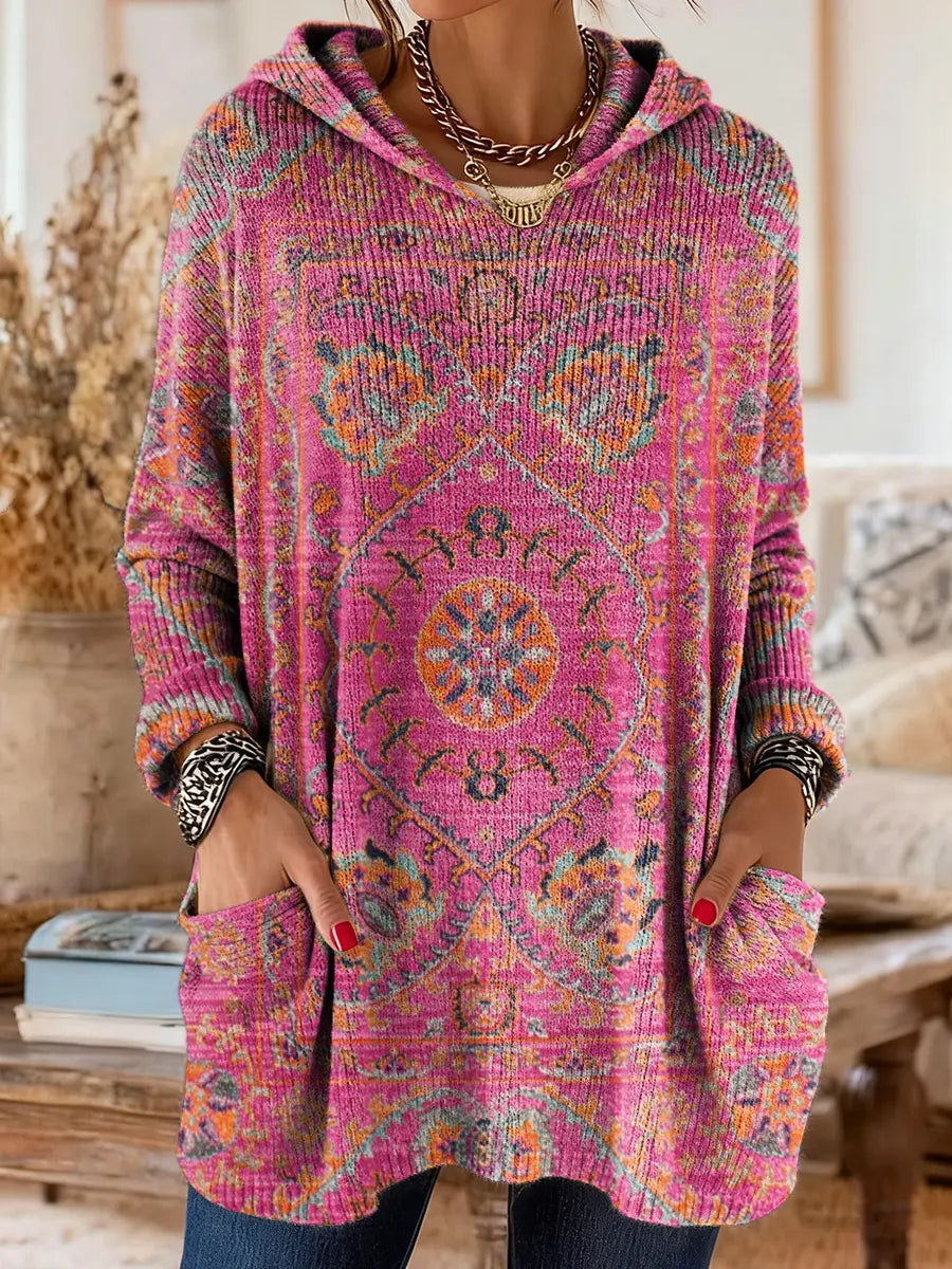 Seraphina | Retro Hooded Knit