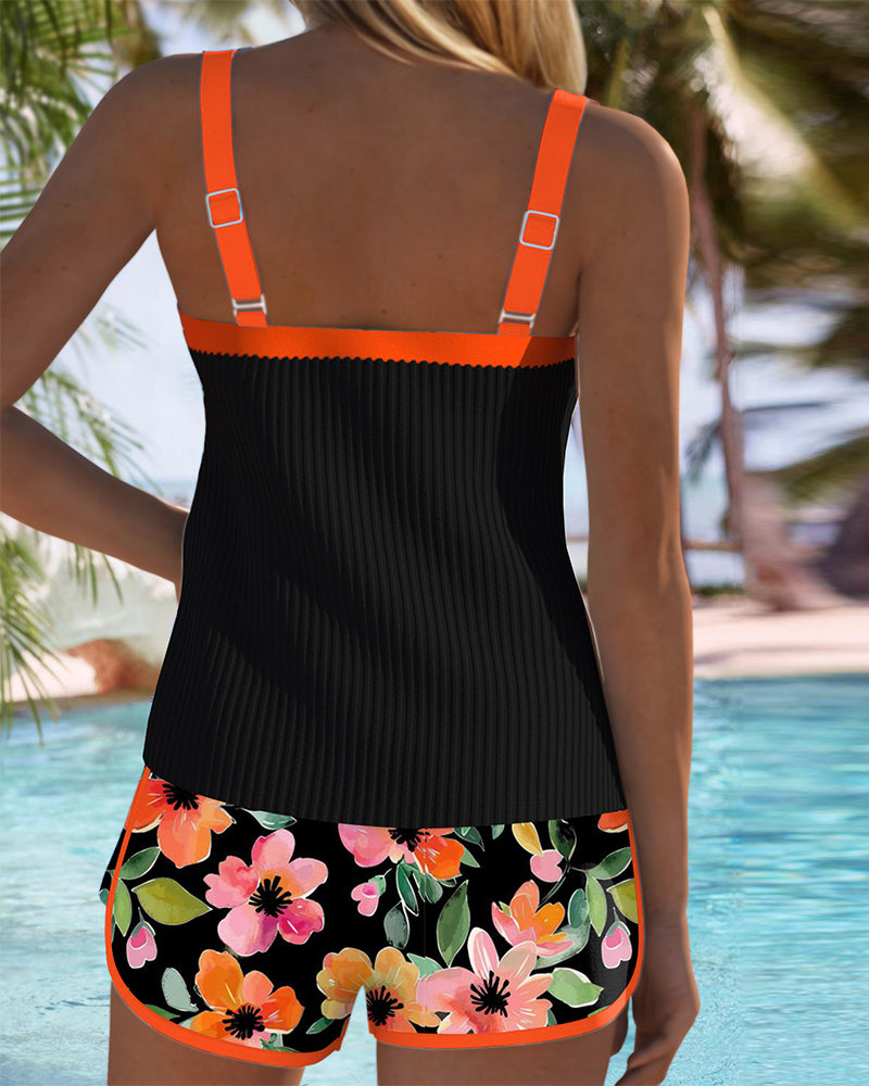 Mitchie | Two-Piece Elegant Tankini Set