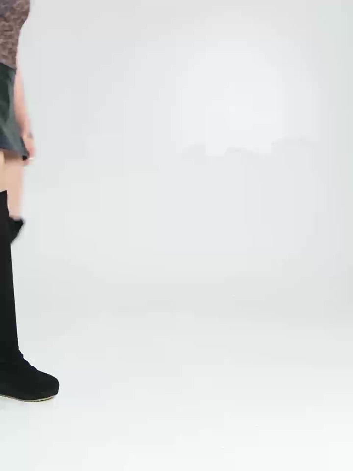 Alexandra - Thick Sole Elastic Boots