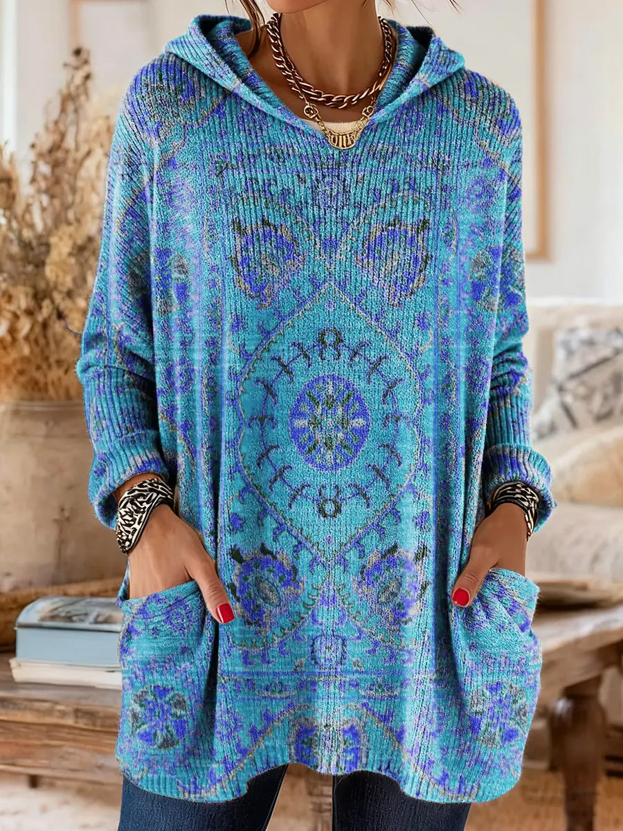 Seraphina | Retro Hooded Knit