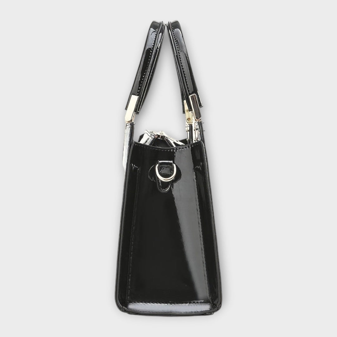 Maddivale | Glossy Crocodile Pattern Handbag