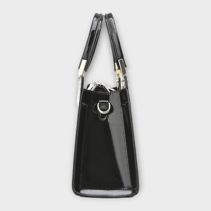 Maddivale | Glossy Crocodile Pattern Handbag