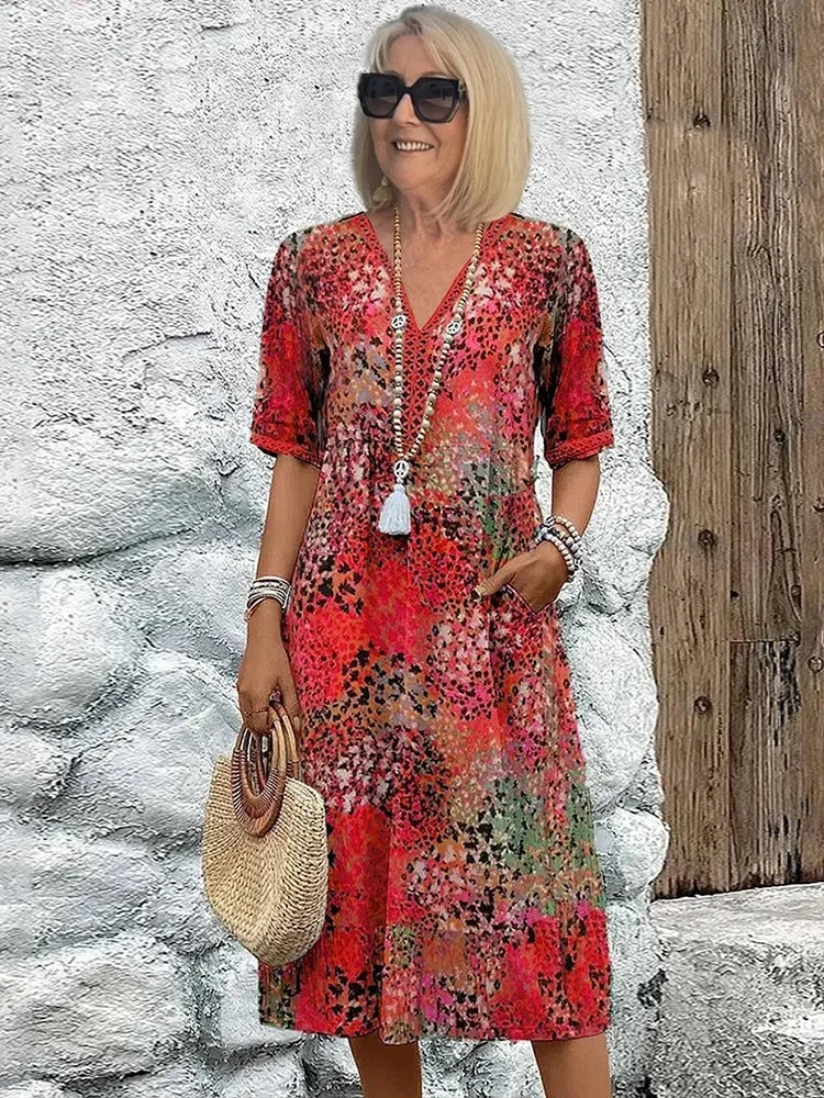 Isabella | Leopard Print Summer Dress