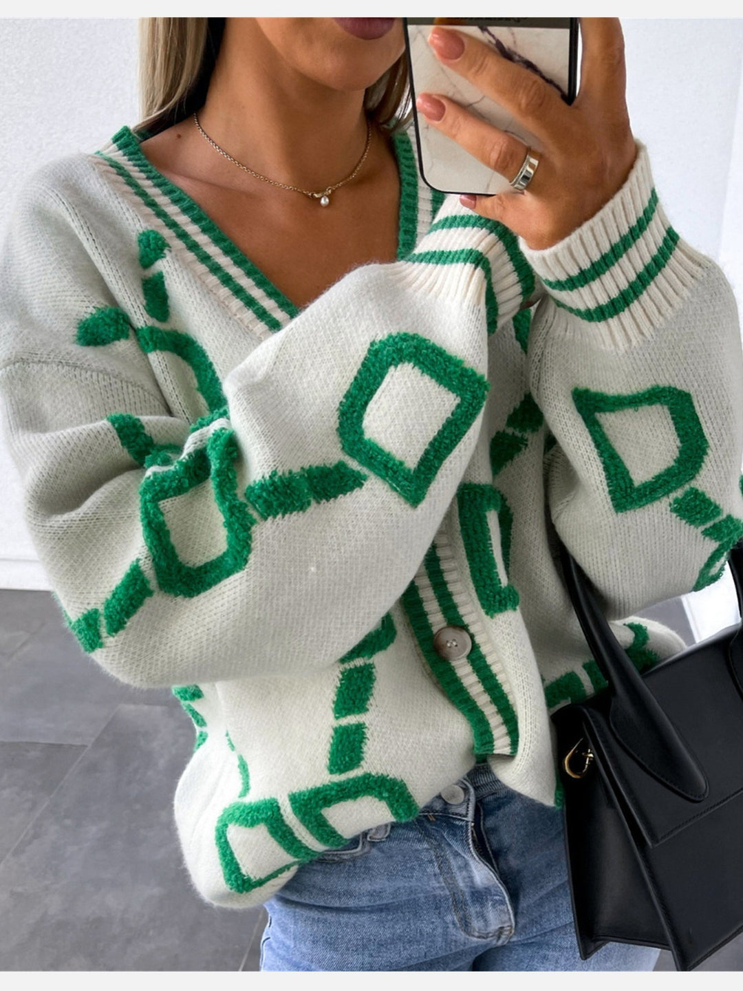 Millie | Block Knit Cardigan
