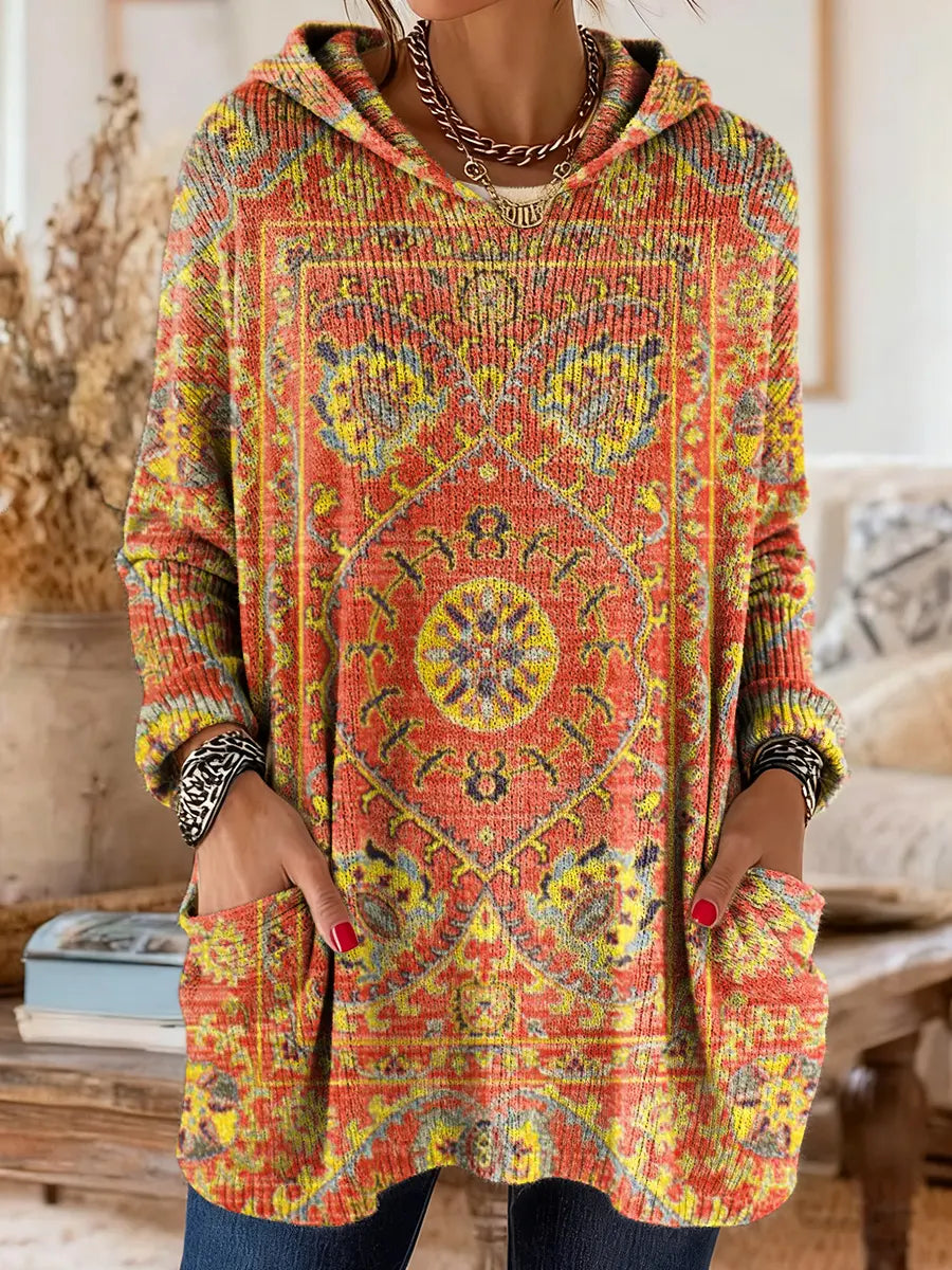 Seraphina | Retro Hooded Knit