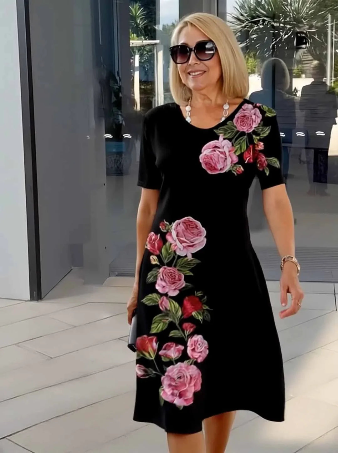 Elowen | Artistic Printed Dress