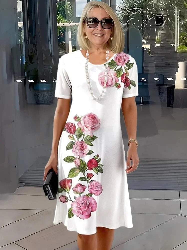 Elowen | Artistic Printed Dress