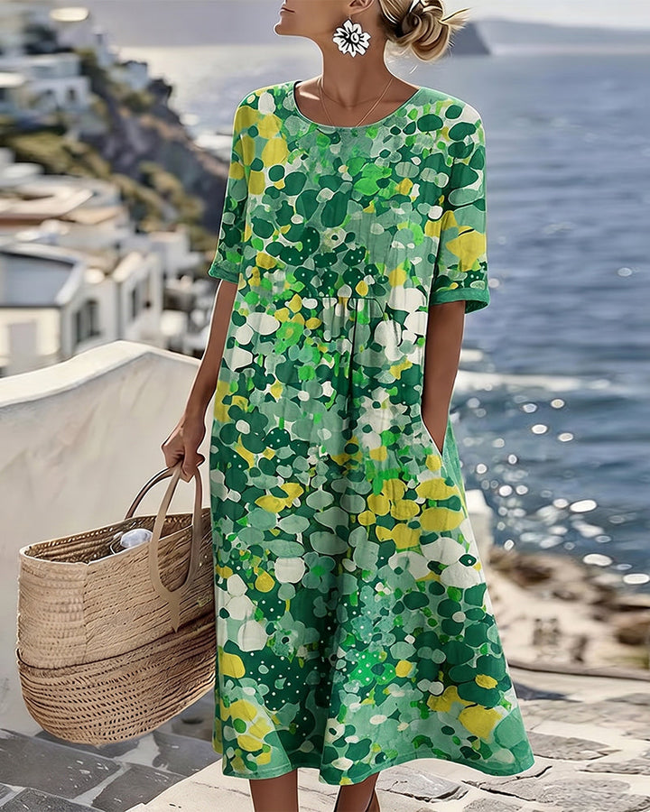 Faith | Relaxed Floral Midi Dress