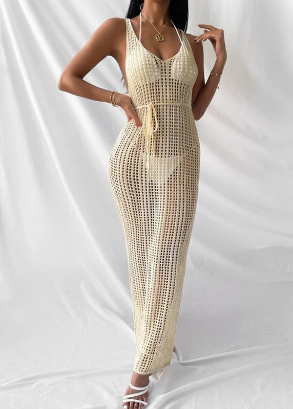 Boholita - Maxi Knit Cover Up Beach Dress