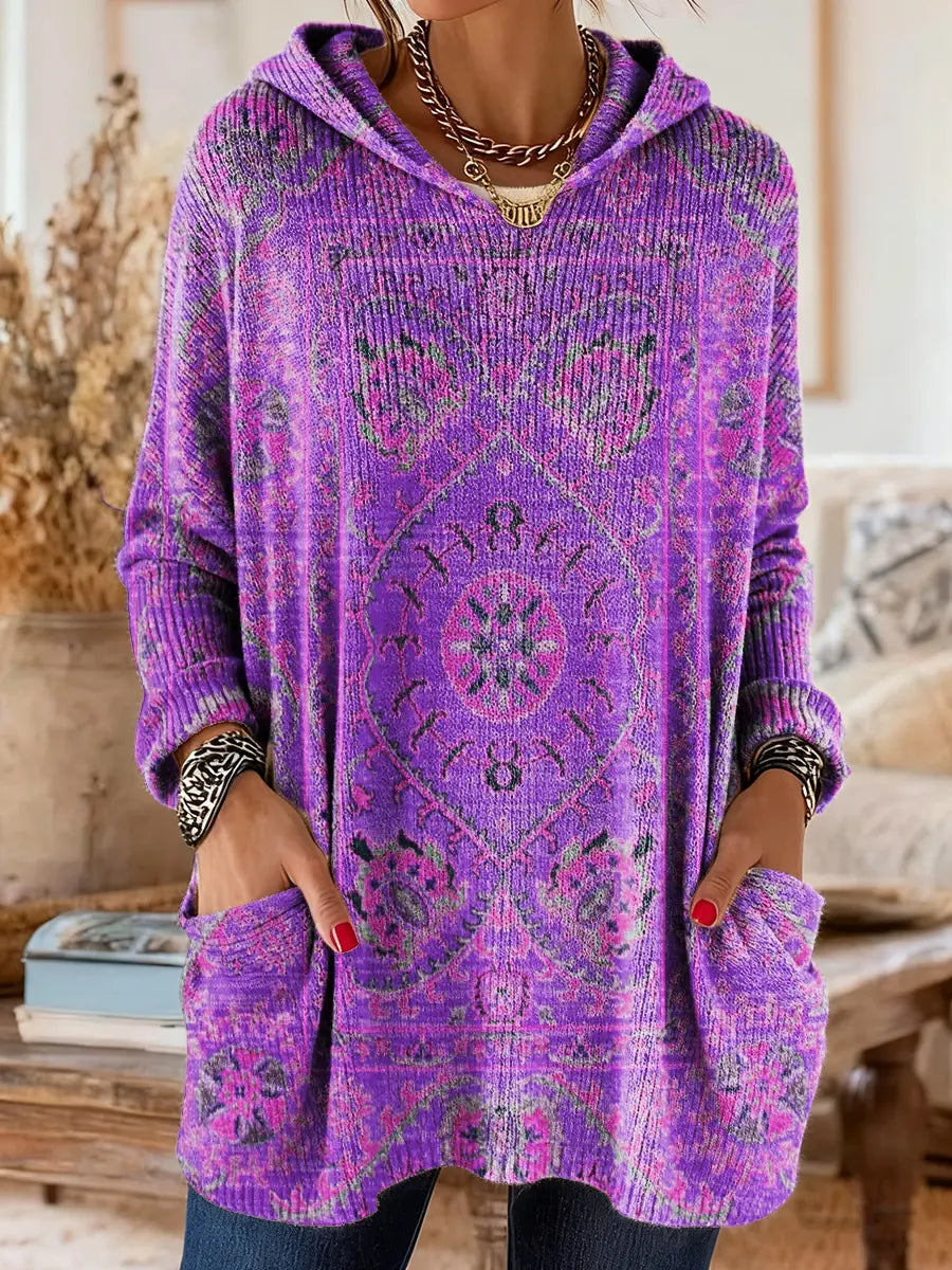 Seraphina | Retro Hooded Knit