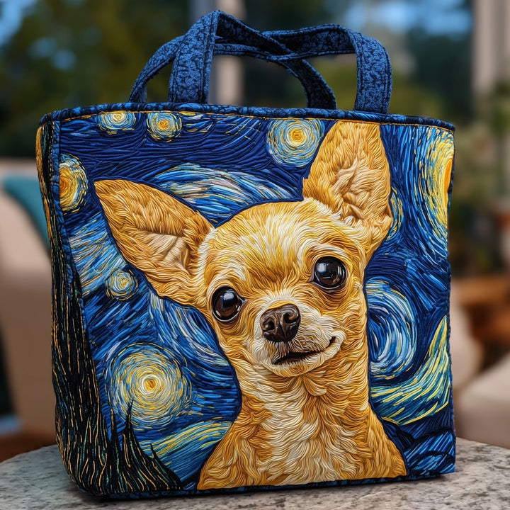 Playful Pup | Quilted Tote Bag
