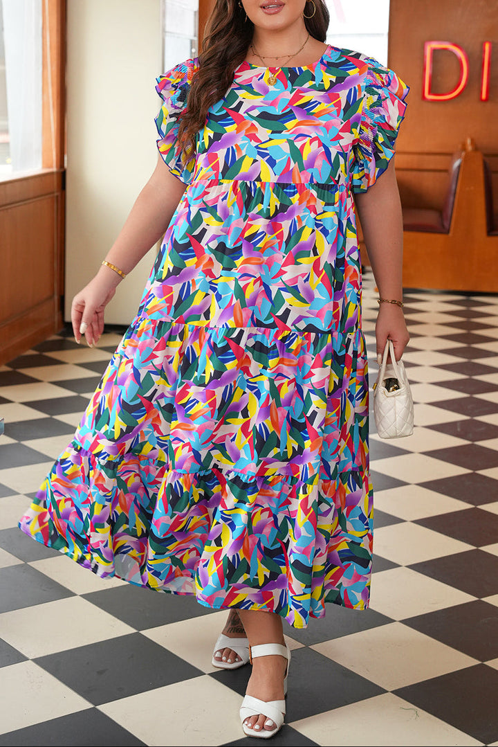 Soleia | Geo Maxi Dress