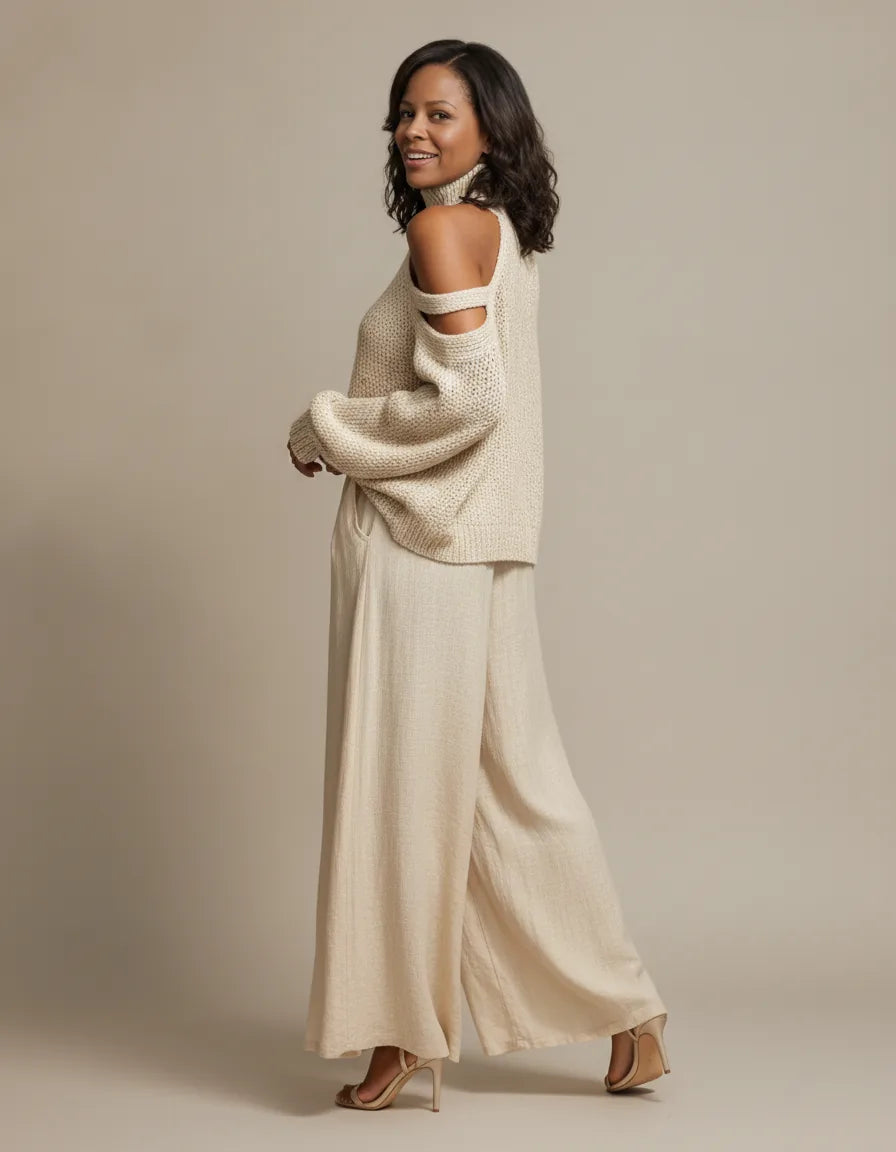 Step into a world of refined comfort and timeless style with the Isabelle Set. — Beige