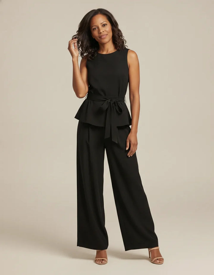 Discover Coordinated Sophistication and All-Day Comfort: The Camila Set — Black