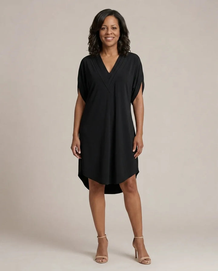 Selira | Effortless Slimming Dress — Black