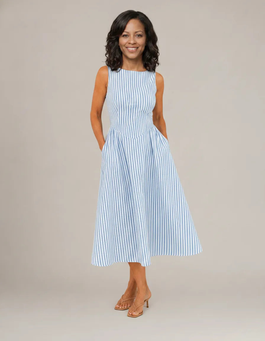 Denise | Maxi Dress — Blue