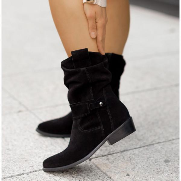Maryam | Leather-Style Boots