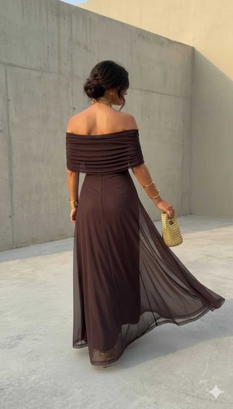 Molly | Flowy Long Dress with Elegant Design