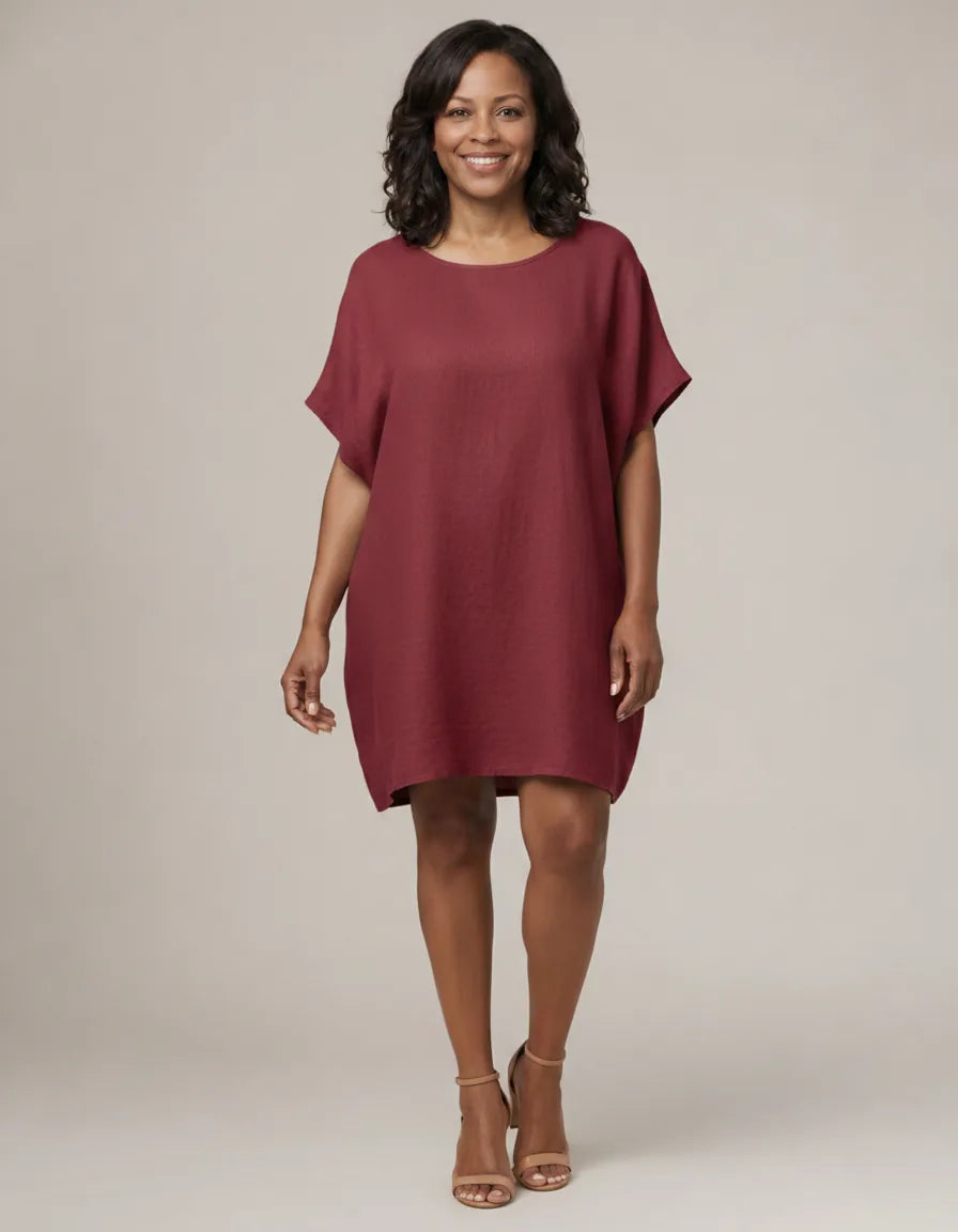 Sienna | Effortless Summer Top — Burgundy