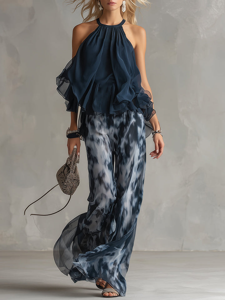 Ludovica | Elegant Chiffon Set