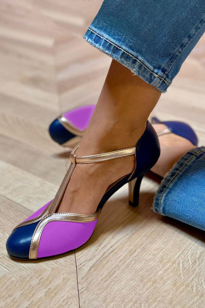 Adelheid – Vintage T-Strap Heels in Timeless Elegance