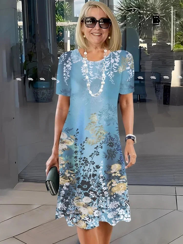 Elowen | Artistic Printed Dress