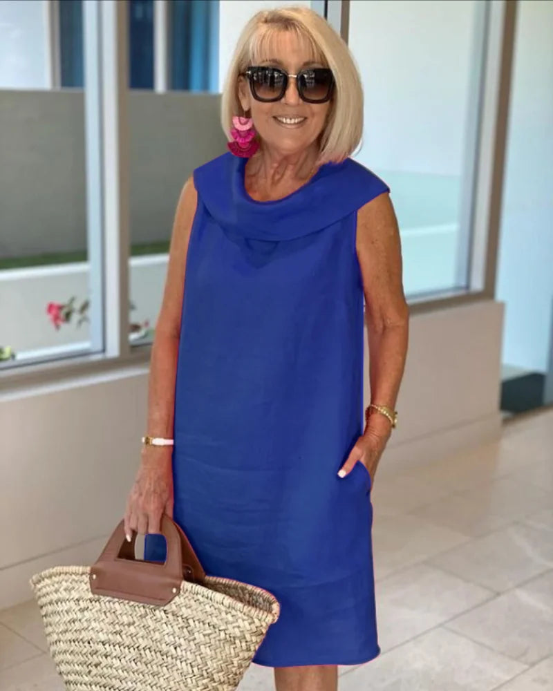 Sophie | Elegant Ruffle Collar Dress