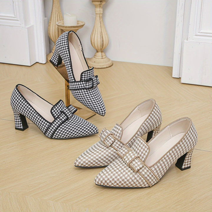Emma - Classy Patterned Heels