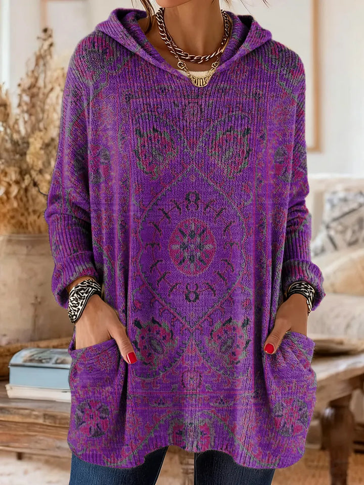 Seraphina | Retro Hooded Knit