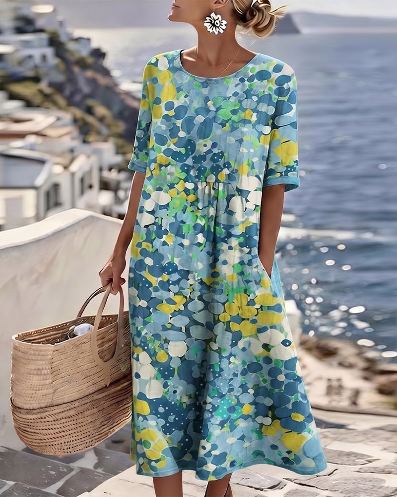 Faith | Relaxed Floral Midi Dress