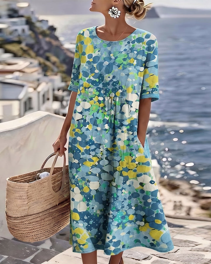 Faith | Relaxed Floral Midi Dress