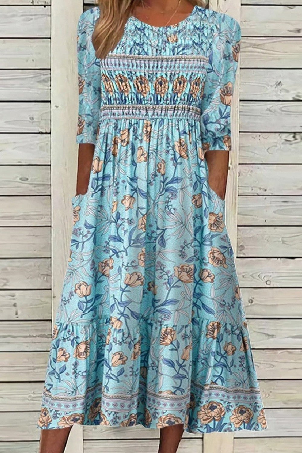 Ava | Flowy Floral-Inspired Dress