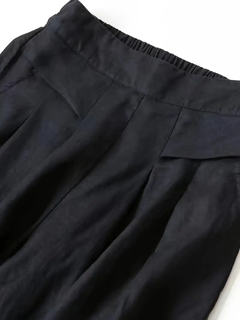 Anina | Linen Wide Leg Pant