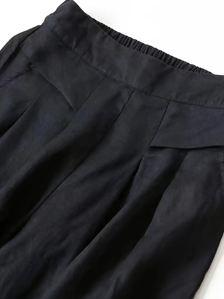 Anina | Linen Wide Leg Pant