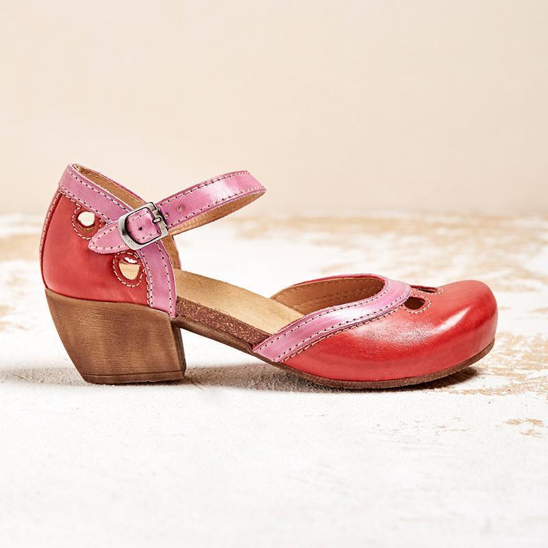 Laisy | Orthopedic sandals with low heels