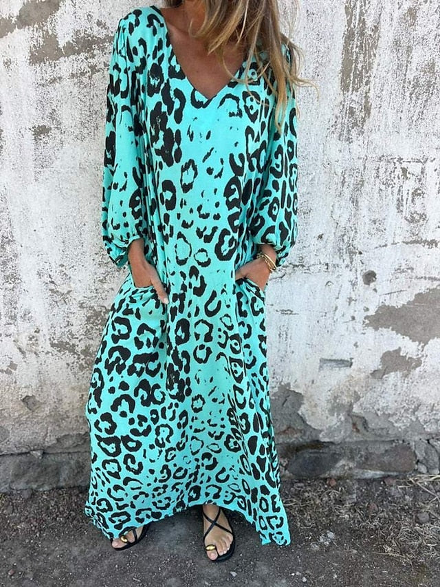 Jessa – Leopard Maxi Dress