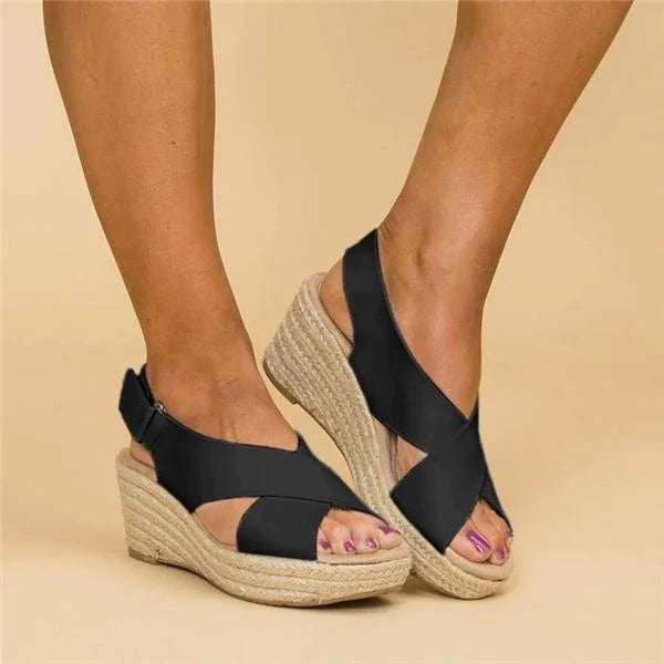 Clara | Comfortable Orthopedic Wedge Espadrilles