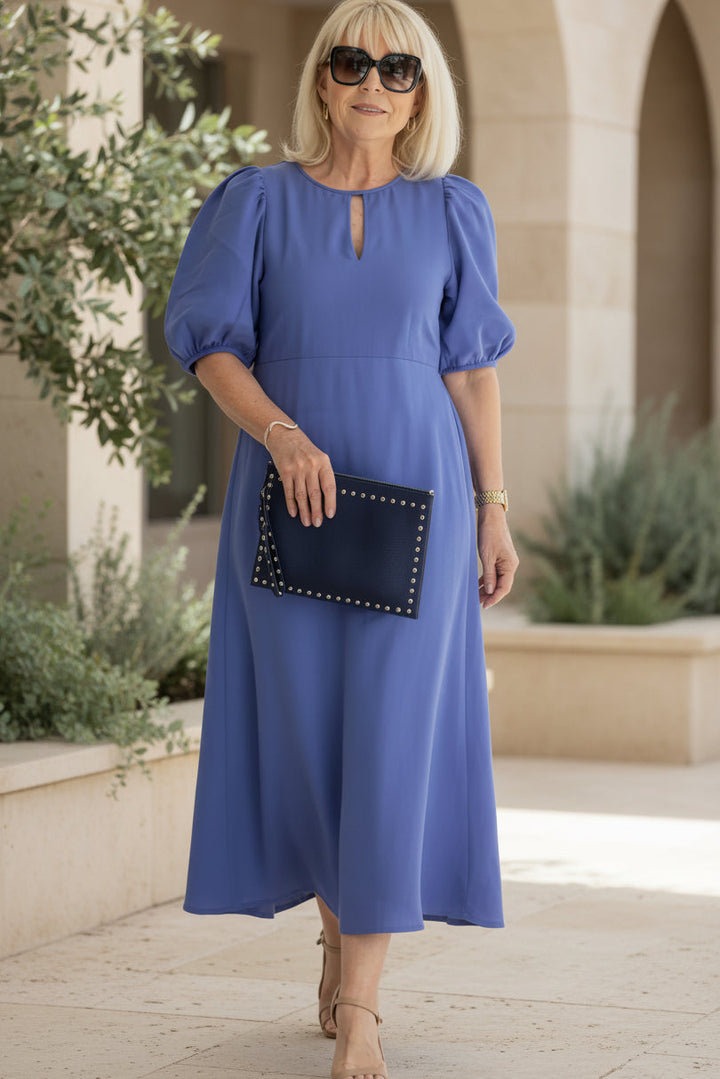 Angela | Elegant Tummy Covering Maxi Dress