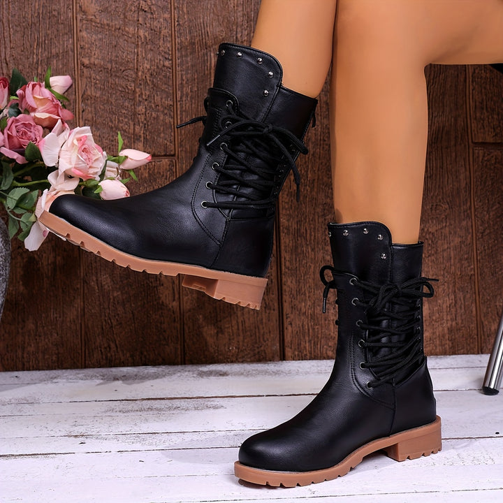 Michelle - Retro Western Full Lace Boots