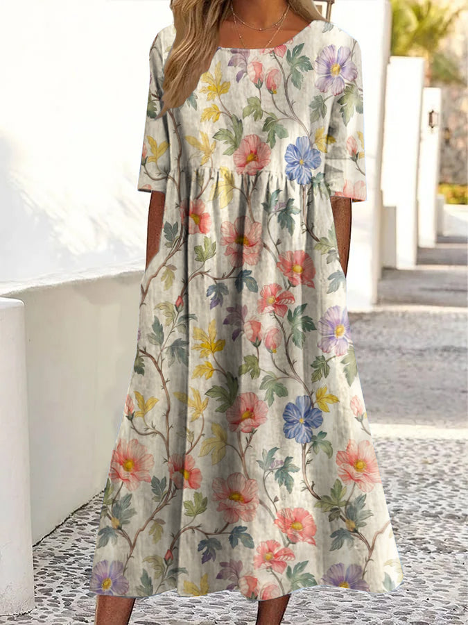 pastel flowy dress Pleated Pink Chiffon A-line Long Party Tie dye Pastel Dresses - Macy's